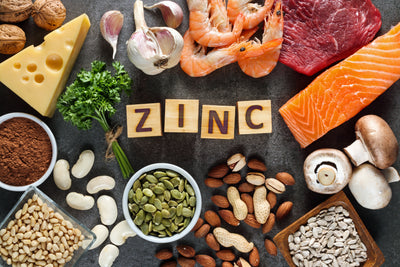 Which foods contain zinc?