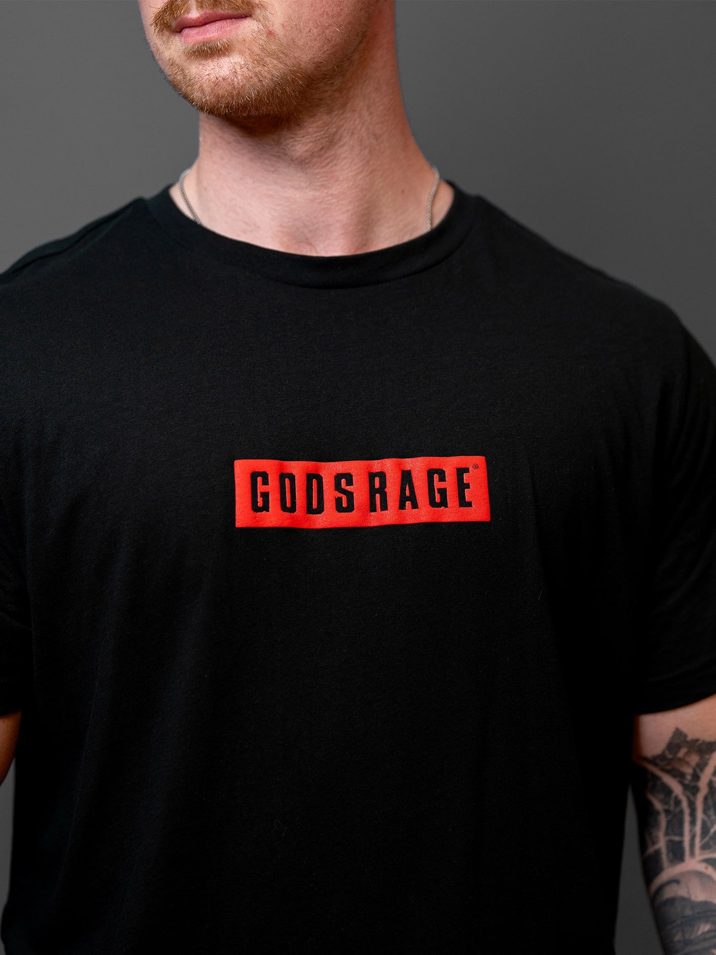 Basic Round Neck Shirt Big Logo