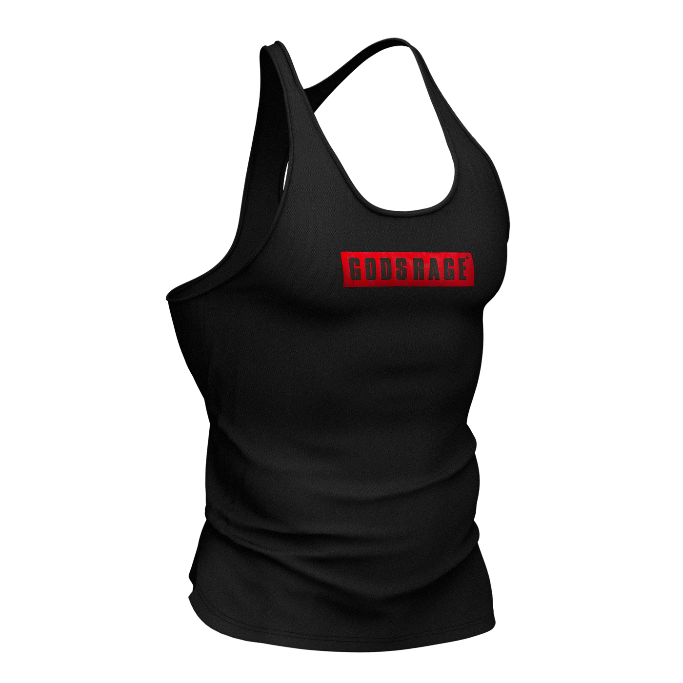 Muscle Shirt Jet Black - Gods Rage