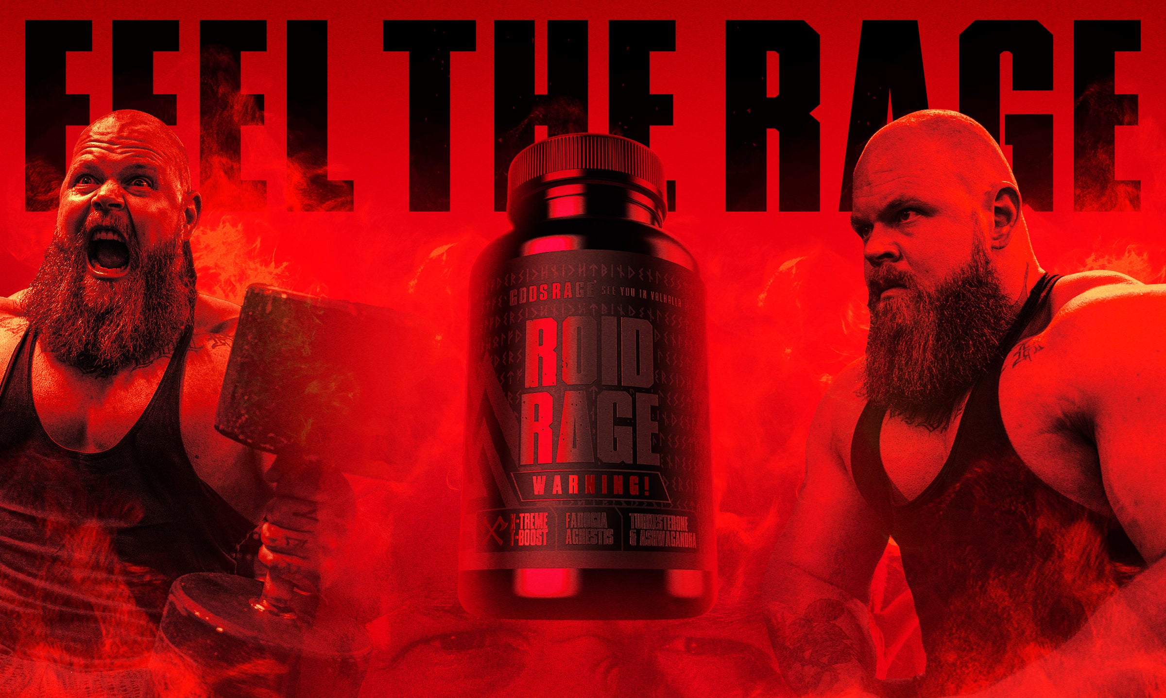 Gods Rage · Supplements für harte Workouts