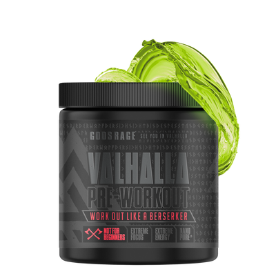 Valhalla Pre-Workout · Sour Apple Rings · 400g