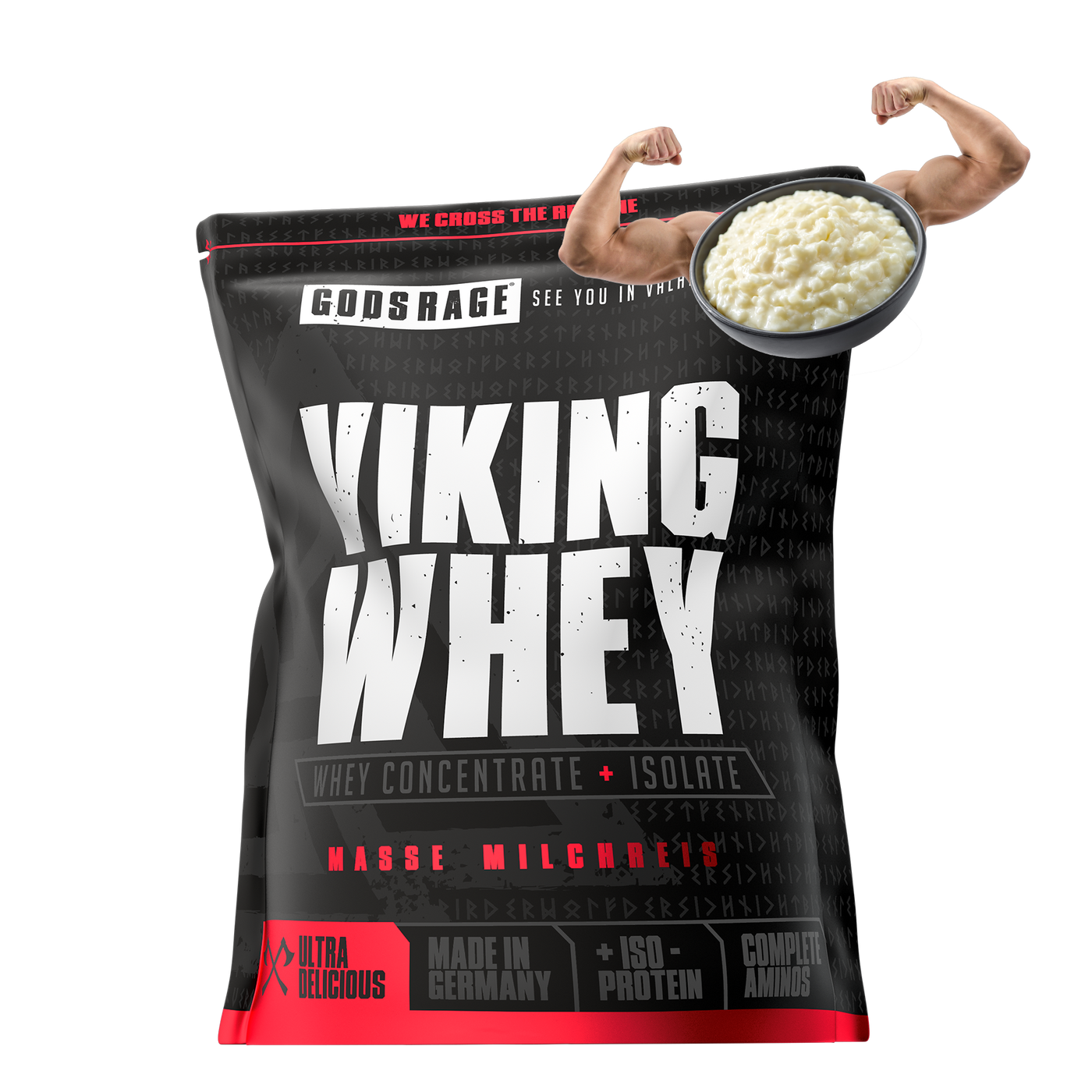 Viking Whey Bulk Rice Pudding 1000g