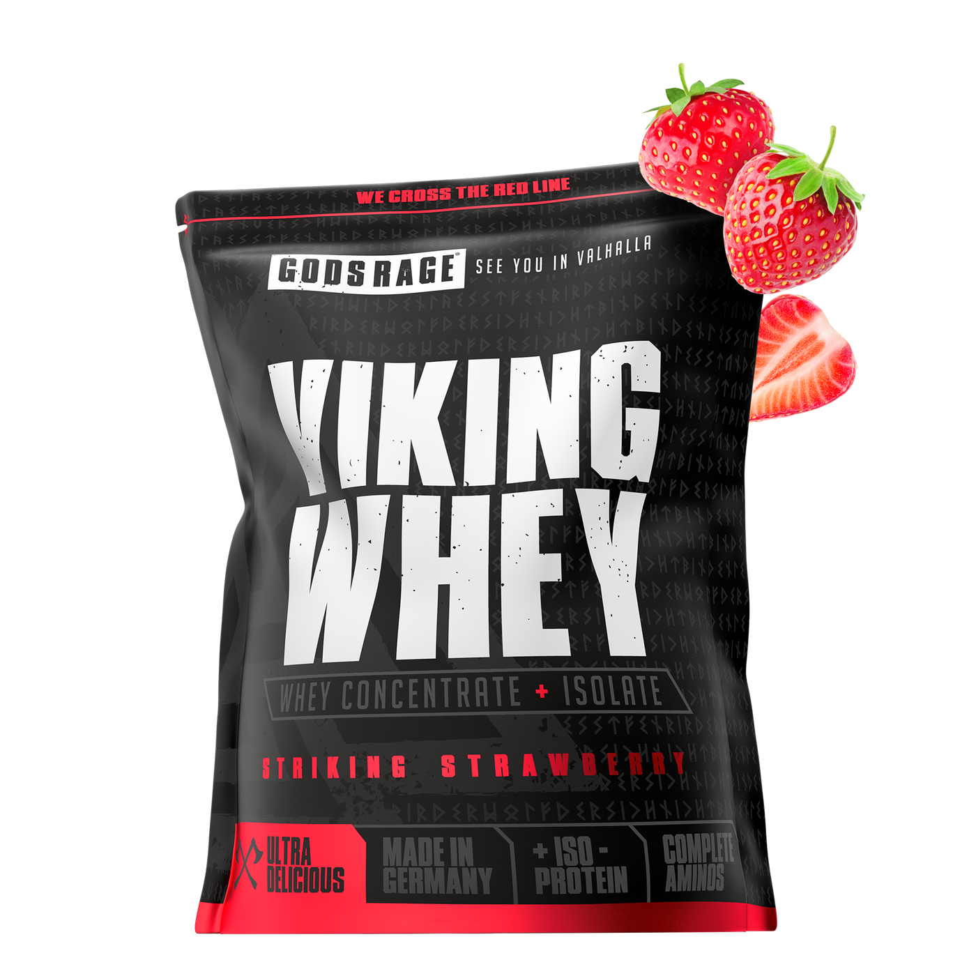 Viking Whey · Striking Strawberry · 1000g